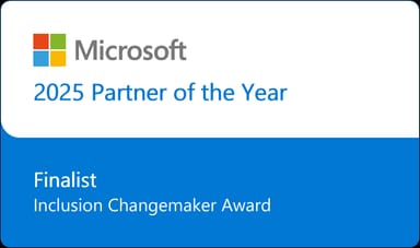 2025 Inclusion Changemaker Award finalist badge spotlighting Delta Insights