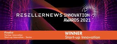 Reseller News Start-Up Innovation Award trophy celebrating Delta Insights win in 2021