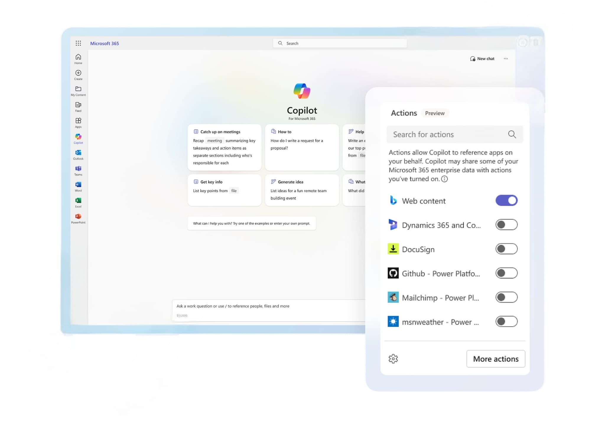 Microsoft Copilot Studio Dashboard Interface