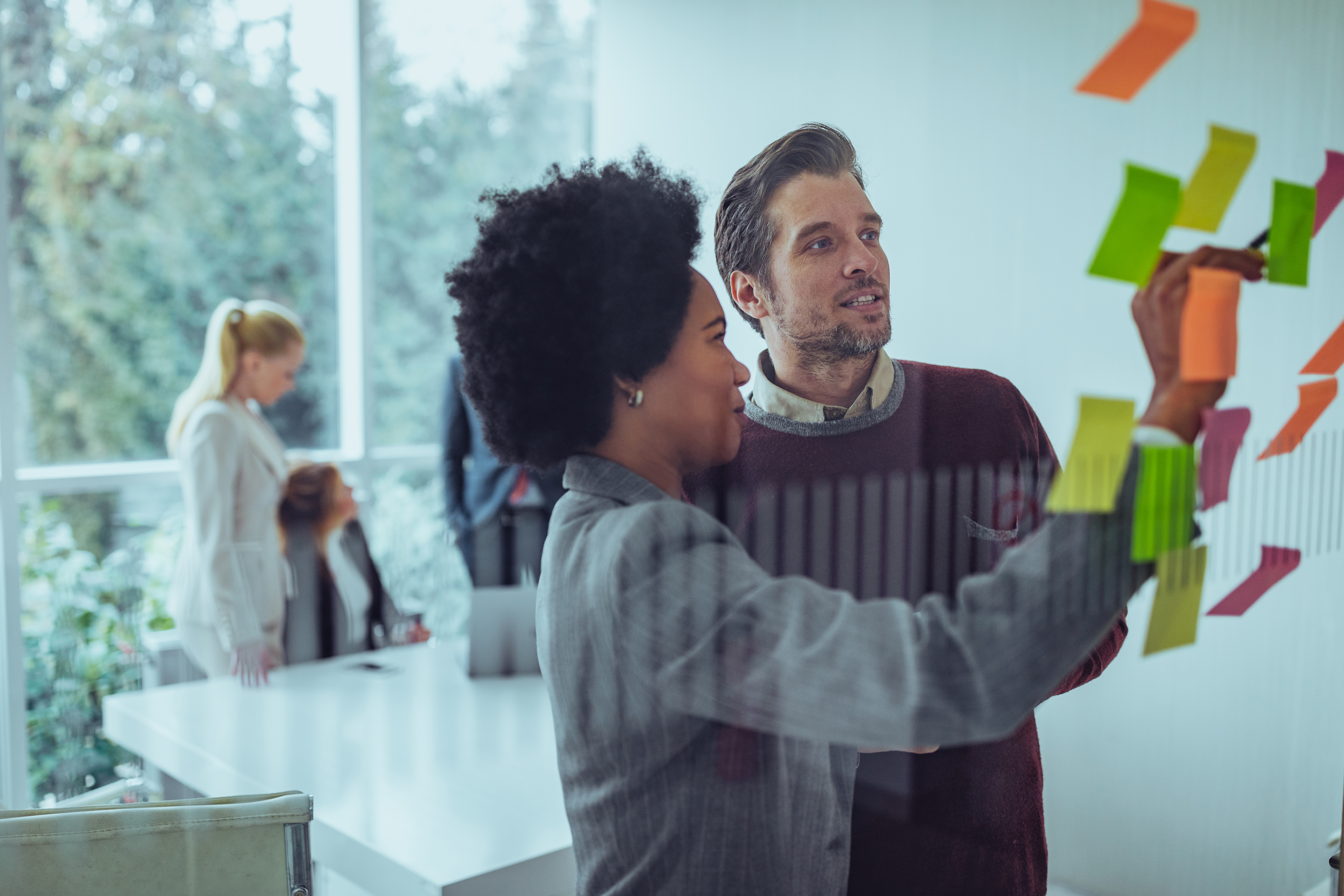 Strategic business planning and discovery session with professionals